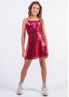 SYDNEY Lace Back Sequin Dress