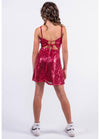 SYDNEY Lace Back Sequin Dress