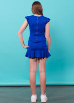 FIONA Ruffle V Neck Dress