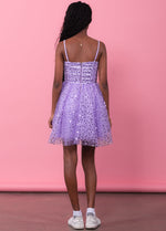 TIFFANY Sequins Tulle Cocktail Dress