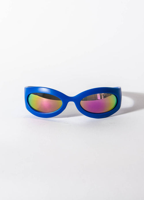 Polarized Gradient Oval Sunglasses