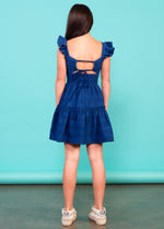 BIANCA Lace Back Ruffle Dress