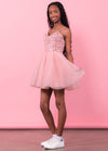 BIANCA Bustier Lace Sequins Tulle Cocktail Dress