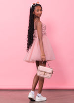 BIANCA Bustier Lace Sequins Tulle Cocktail Dress
