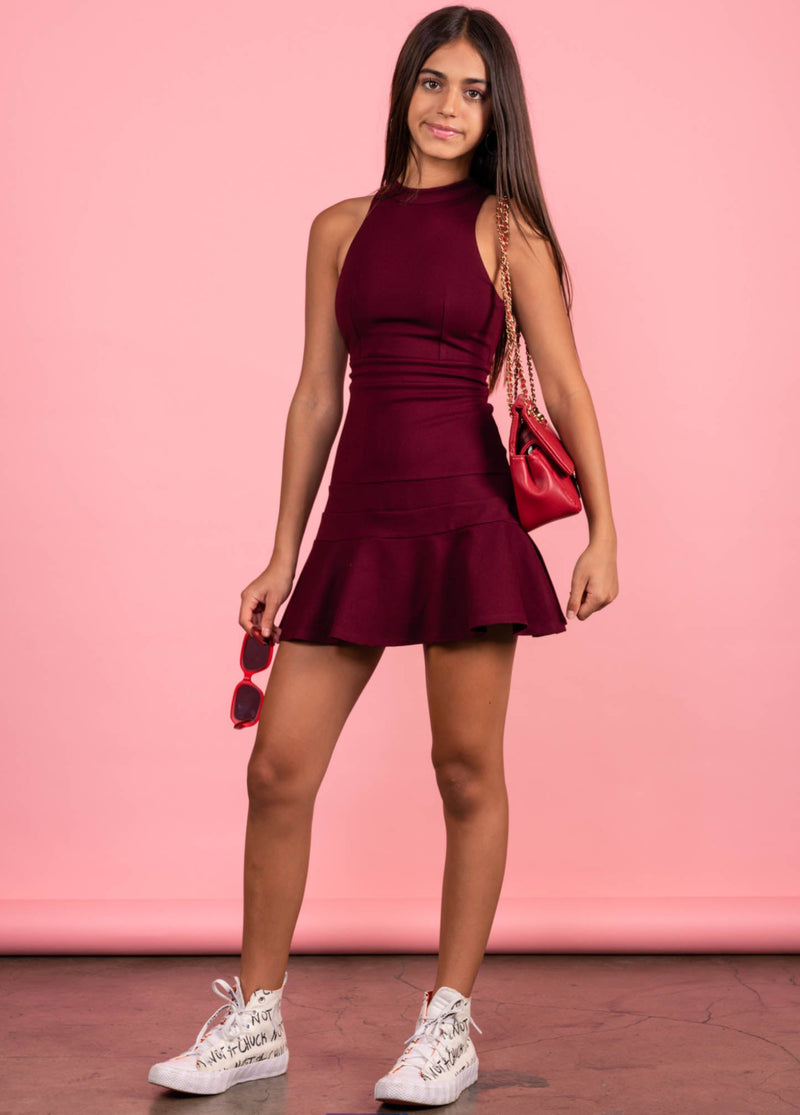 HARRIET High Neck Fit & Flare Dress HARRIET High Neck Fit & Flare Dress