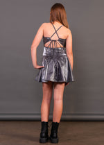 LEXI Lace Back Low Waisted Sheared Dress