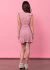 LUNA Lace Fit &  Flare Ruffle Dress