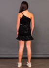 OLIVIA One Shoulder Side Cut Out Dress