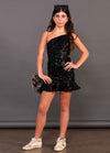 OLIVIA One Shoulder Side Cut Out Dress