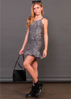 OLIVIA One Shoulder Side Cut Out Dress