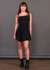 RUBY Tie Straps Ruched Bubble Dress