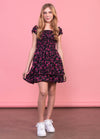 SAGE On/Off Shoulders Smocked Waist Tiered Ruffle Dress