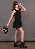 SOPHIA 3 Tier Smocked Ruffle Dress