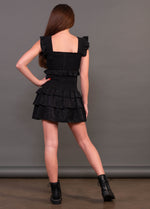 SOPHIA 3 Tier Smocked Ruffle Dress