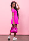 TATE Ruched Front Smock Back  Dress