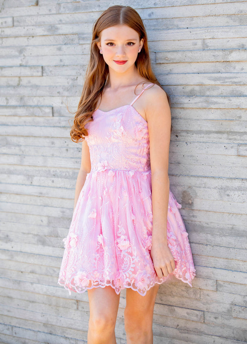 Felicity Lace Sequins Tulle Cocktail Dress