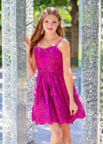 Felicity Lace Sequins Tulle Cocktail Dress