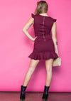 FIONA Ruffle V Neck Dress
