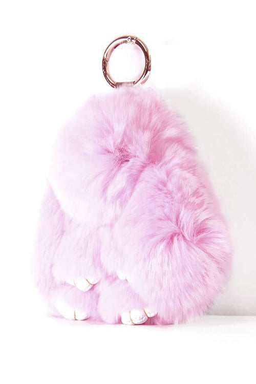 Furry Little Bunnies Keychains -  - Teen Girls Clothing fashion - Miss Behave Girls
