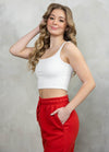 RYAN Modern Square Neck Crop Top