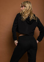 HUNTER Luxe Fleece Crop Hoodie