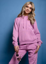 HEATHER Fleece Front Pocket Pull Over Hoodie